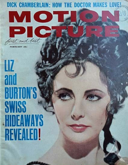 Englisches Magazin "Motion Picture" - ELIZABETH TAYLOR - 1963