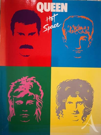 Rarität: Noten zum Album "Hot Space" von QUEEN - England 1982