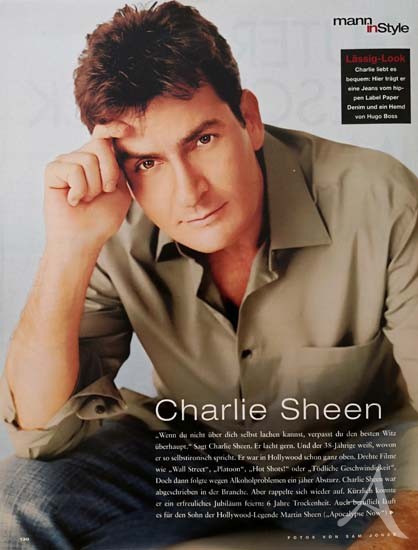 Presse- Sammlung - CHARLIE SHEEN - 50 Seiten - Clippings - Scrapbook Presse- Sammlung - CHARLIE SHEEN - 50 Seiten - Clippings - Scrapbook