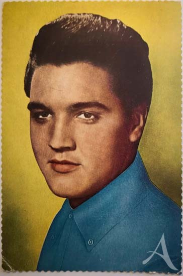 ELVIS PRESLEY - Farb-Postkarte - 50er/60er Jahre ELVIS PRESLEY - Farb-Postkarte - 50er/60er Jahre