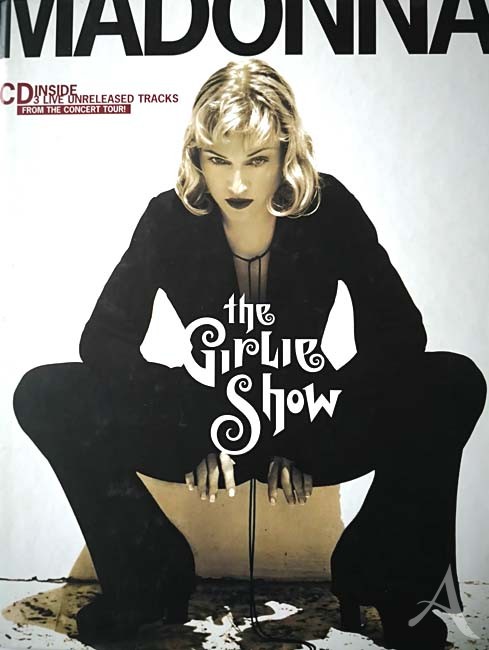 TOURBUCH "the Girlie Show" - MADONNA - von 1994 mit CD ! TOURBUCH "the Girlie Show" - MADONNA - von 1994 mit CD !