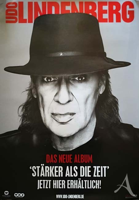 UDO LINDENBERG - Promoplakat zum Release von "STÄRKER ALS DIE ZEIT"