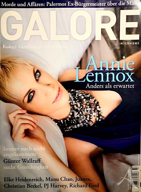 GALORE mit ANNIE LENNOX - das Interview Magazin von 2007 GALORE mit ANNIE LENNOX - das Interview Magazin von 2007