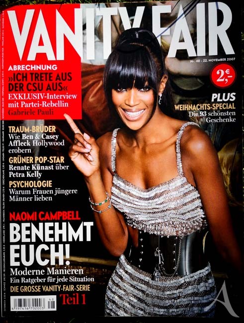Magazin VANITY FAIR - mit NAOMI CAMPBELL Titelstory Magazin VANITY FAIR - mit NAOMI CAMPBELL Titelstory