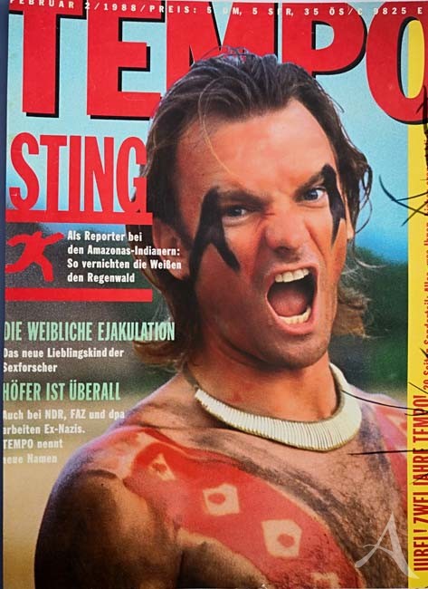 Presse- Sammlung - STING ("The Police") - 50 Seiten - Clippings - Scrapbook Presse- Sammlung - STING ("The Police") - 50 Seiten - Clippings - Scrapbook