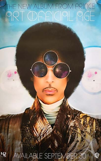 PRINCE - Promo-Plakat zum Album "Art Official Age" - 2014