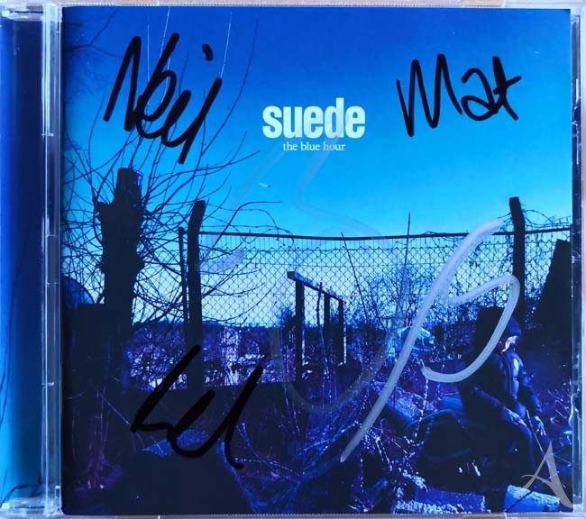 SUEDE - CD- Album "the blue hour" - HANDSIGNIERT ! SUEDE - CD- Album "the blue hour" - HANDSIGNIERT !