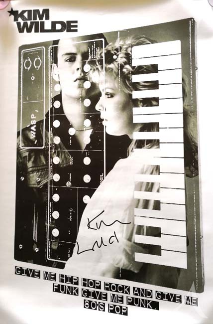 KIM WILDE - Poster (mit Ricky Wilde) - HANDSIGNIERT von KIM