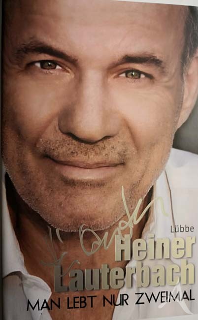 HEINER LAUTERBACH - "Man Lebt Nur Zweimal" - HANDSIGNIERT !