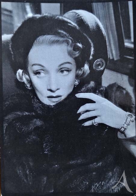 Postkarte - MARLENE DIETRICH - England 80er Jahre Postkarte - MARLENE DIETRICH - England 80er Jahre