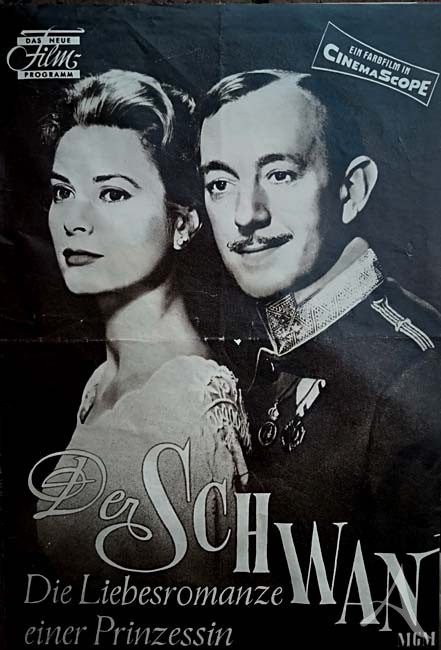 GRACE KELLY - Filmprogramm "Der Schwan" - ALEC GUINNESS