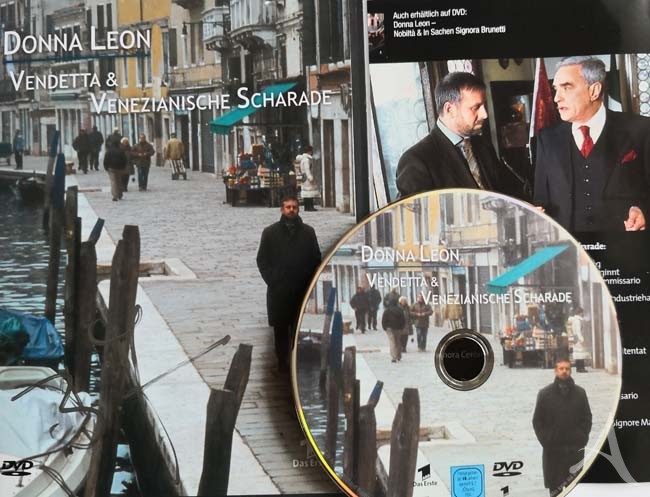 DVD - Donna Leon - "Vendetta" & "Venezianische Scharade" - HANDSIGNIERT von Barbara Auer DVD - Donna Leon - "Vendetta" & "Venezianische Scharade" - HANDSIGNIERT von Barbara Auer