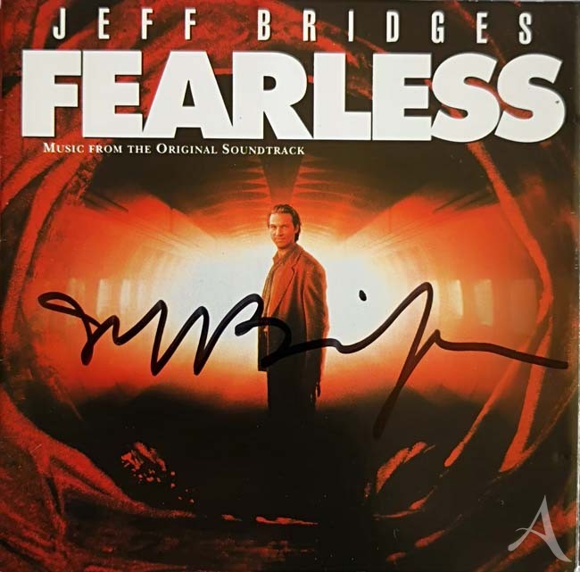Soundtrack zum Film "FEARLESS" - Handsigniertes Cover - JEFF BRIDGES Soundtrack zum Film "FEARLESS" - Handsigniertes Cover - JEFF BRIDGES