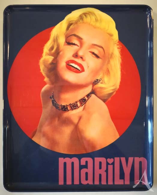 Altes TABLETT mit MARILYN MONROE- Motiv - "Made in Italy" - ca. 70er Jahre Altes TABLETT mit MARILYN MONROE- Motiv - "Made in Italy" - ca. 70er Jahre