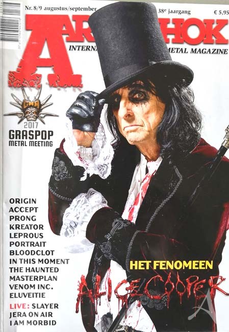 ALICE COOPER - Titelstory der AARDSCHOK - Holland 2017 ALICE COOPER - Titelstory der AARDSCHOK - Holland 2017