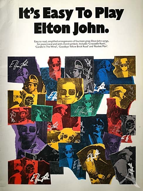 "ROCKET MAN" - Notenbuch - "It´s Easy To Play ELTON JOHN" - England 1986 "ROCKET MAN" - Notenbuch - "It´s Easy To Play ELTON JOHN" - England 1986