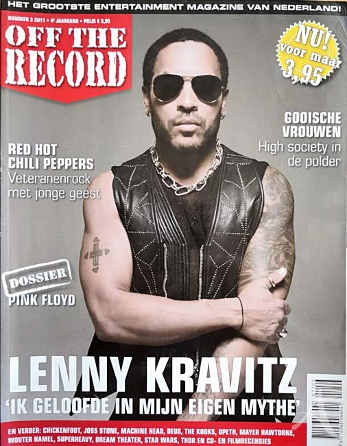 Magazin - LENNY KRAVITZ auf dem Cover der "Off The Road" - Holland - 2011 Magazin - LENNY KRAVITZ auf dem Cover der "Off The Road" - Holland - 2011