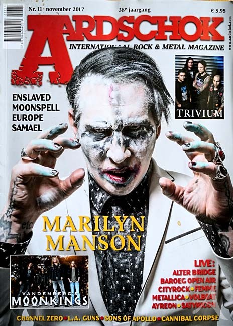 Magazin - MARILYN MANSON auf dem Cover der "Aardschok" - Holland 2017 Magazin - MARILYN MANSON auf dem Cover der "Aardschok" - Holland 2017
