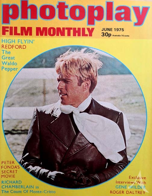 Magazin - ROBERT REDFORD auf dem Cover der "photoplay" - England - 1975 Magazin - ROBERT REDFORD auf dem Cover der "photoplay" - England - 1975