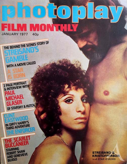 Magazin - BARBRA STREISAND auf dem Cover der "photoplay" - England, 1977 Magazin - BARBRA STREISAND auf dem Cover der "photoplay" - England, 1977