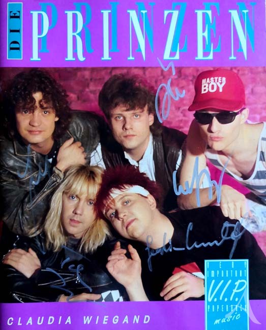 Fanbuch - DIE PRINZEN - von allen 5 Prinzen HANDSIGNIERT...