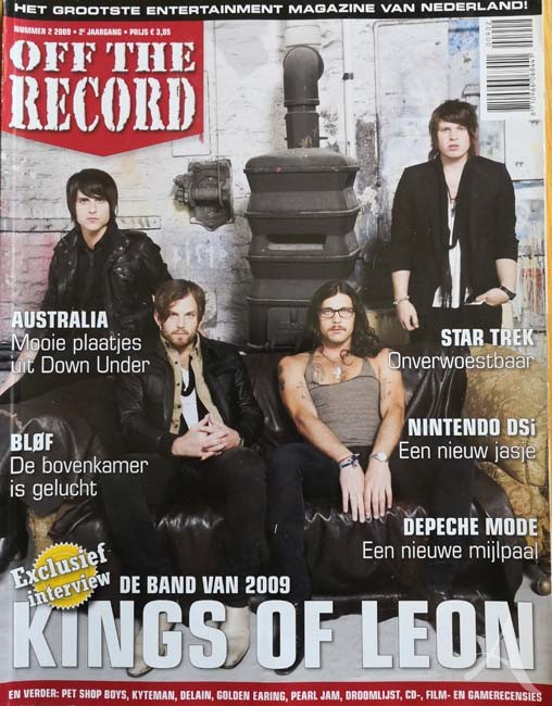 Magazin "Off The Road" - KINGS OF LEON - Holland 2009 Magazin "Off The Road" - KINGS OF LEON - Holland 2009