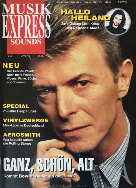 DAVID BOWIE - Coverstory der MUSIK EXPRESS - 4/1993