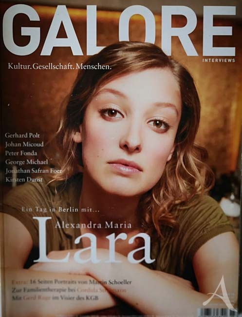 ALEXANDRA MARIA LARA auf dem Cover der GALORE - 2006 ALEXANDRA MARIA LARA auf dem Cover der GALORE - 2006