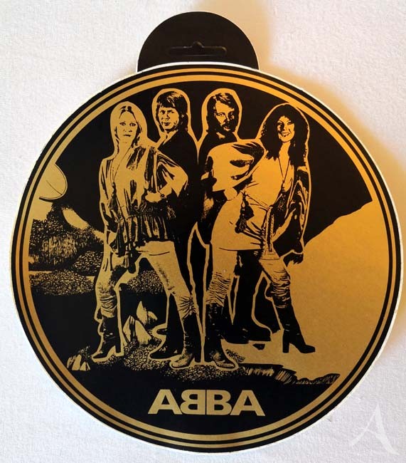 Rarität: ABBA - Aufkleber - RIESIG: 20cm Durchmesser - 70er Jahre - unused Rarität: ABBA - Aufkleber - RIESIG: 20cm Durchmesser - 70er Jahre - unused