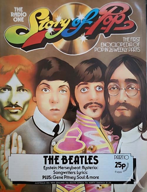 THE BEATLES auf dem Cover der "Story Of Pop" - England 1973 THE BEATLES auf dem Cover der "Story Of Pop" - England 1973