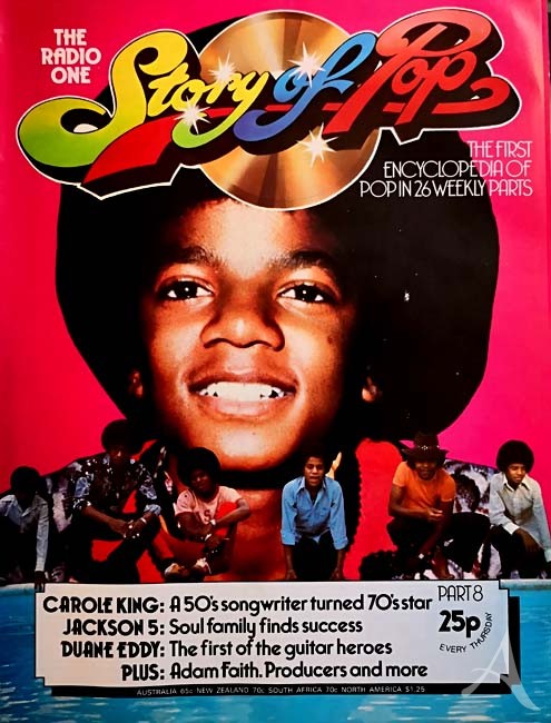 MICHAEL JACKSON auf dem Cover der "Story Of Pop" - England 1973 MICHAEL JACKSON auf dem Cover der "Story Of Pop" - England 1973