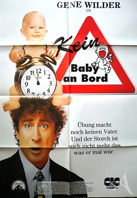 GENE WILDER - Videoplakat zum Film: "KEIN BABY AN BORD" GENE WILDER - Videoplakat zum Film: "KEIN BABY AN BORD"