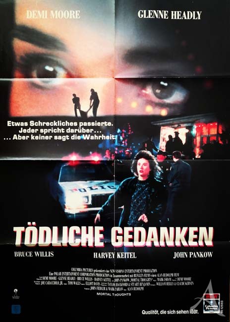DEMI MOORE - Videoplakat zum Film "Tödliche Gedanken" - BRUCE WILLIS DEMI MOORE - Videoplakat zum Film "Tödliche Gedanken" - BRUCE WILLIS