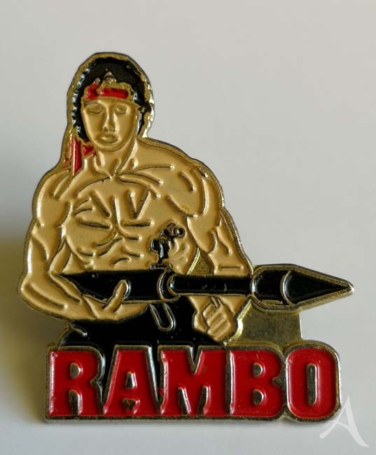 --- PIN --- Rarität: SYLVESTER STALLONE als RAMBO --- PIN --- Rarität: SYLVESTER STALLONE als RAMBO