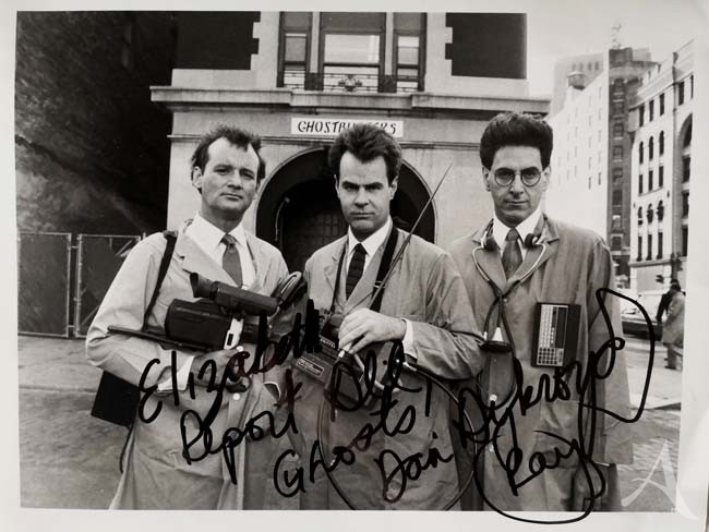 GHOSTBUSTERS - handsigniertes Foto von DAN AYKROYD -