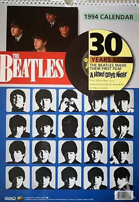 THE BEATLES - Kalender für 1994 - England
