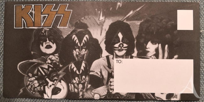 KISS- Briefumschlag - unbenutzt - beidseitig bedruckt - USA KISS- Briefumschlag - unbenutzt - beidseitig bedruckt - USA