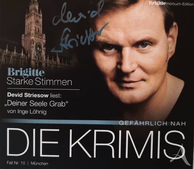 DEVID STRIESOW - Krimi - Hörbuch - "Deiner Seele Grab" von Inge Löhning - HANDSIGNIERT !! DEVID STRIESOW - Krimi - Hörbuch - "Deiner Seele Grab" von Inge Löhning - HANDSIGNIERT !!