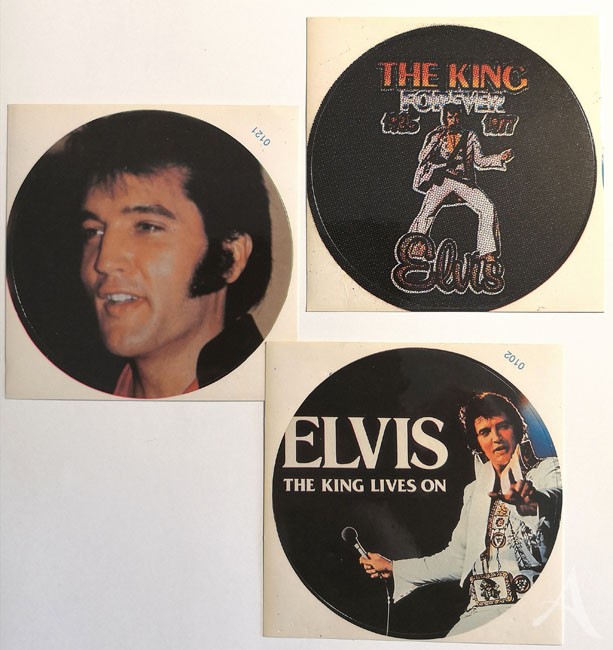 Rarität -3er Set - ELVIS PRESLEY - Aufkleber (unbenutzt!) Rarität -3er Set - ELVIS PRESLEY - Aufkleber (unbenutzt!)