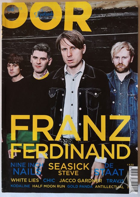 FRANZ FERDINAND - Titelstory der holländischen "OOR" - Musikmagazin von 2013