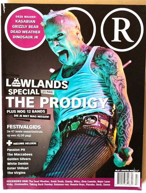PRODIGY - Titelstory der "OOR" - Holländisches Musikmagazin von 2009 PRODIGY - Titelstory der "OOR" - Holländisches Musikmagazin von 2009