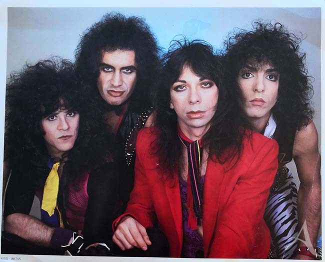 Promofoto - KISS - seltenes Motiv - England 1984