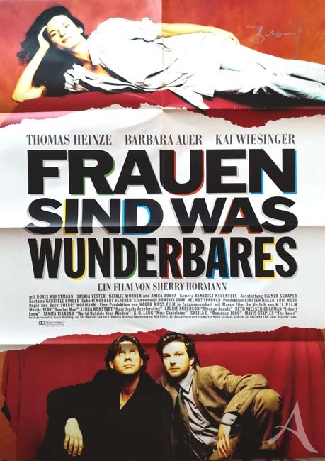 Kinoplakat "Frauen sind was wunderbares" - HANDSIGNIERT von BARBARA AUER Kinoplakat "Frauen sind was wunderbares" - HANDSIGNIERT von BARBARA AUER