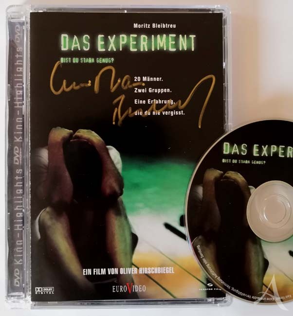 DVD - DAS EXPERIMENT - von CHRISTIAN BERKEL handsigniert !! DVD - DAS EXPERIMENT - von CHRISTIAN BERKEL handsigniert !!