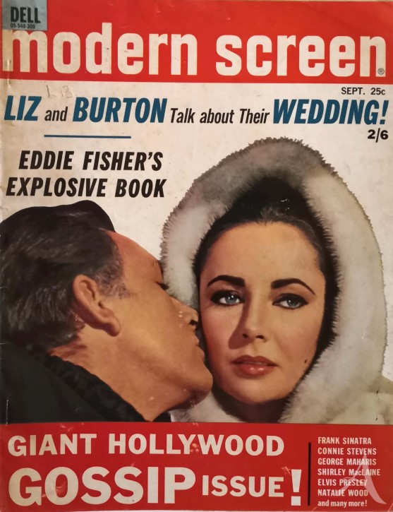 Magazin "Modern Screen" - ELIZABETH TAYLOR / RICHARD BURTON - USA 1963