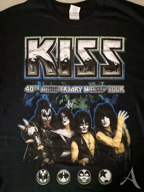 KISS - Tour-Shirt "40th Anniversary World Tour 2015" - ungetragen