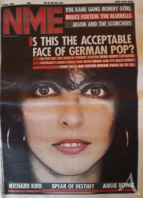 Rarität: NENA - Coverstory der NME von 1984 - England Rarität: NENA - Coverstory der NME von 1984 - England