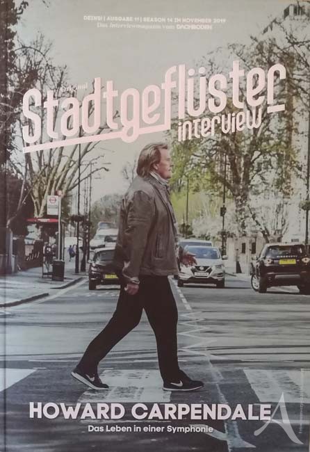 HOWARD CARPENDALE - Coverstory des Interview- Magazines "Stadtgeflüster" HOWARD CARPENDALE - Coverstory des Interview- Magazines "Stadtgeflüster"
