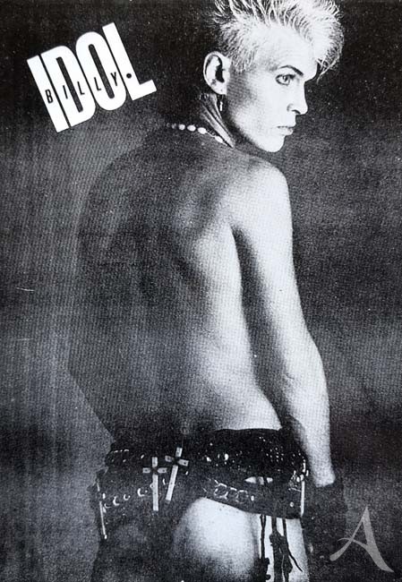 Postkarte - BILLY IDOL - sexy - ungelaufen -England