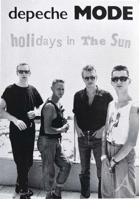 Postkarte - DEPECHE MODE "Holidays in the Sun" - ungelaufen - England